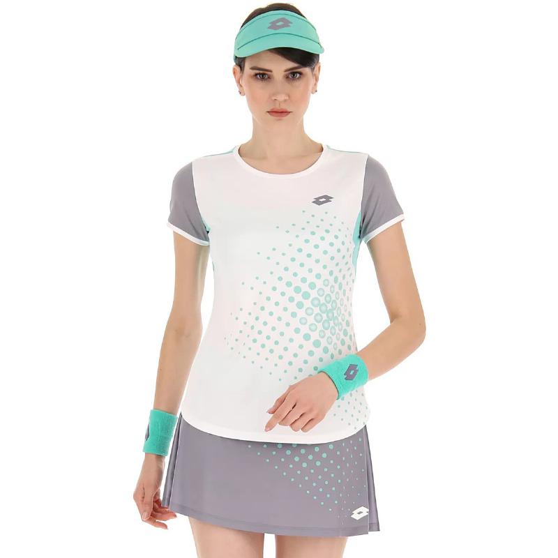 Lotto Top IV Weiß Grün Damen T-Shirt