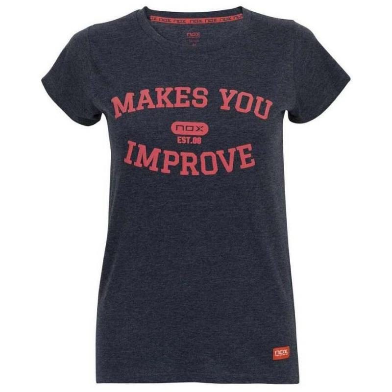 Nox Basic T-Shirt Femme Bleu Marine