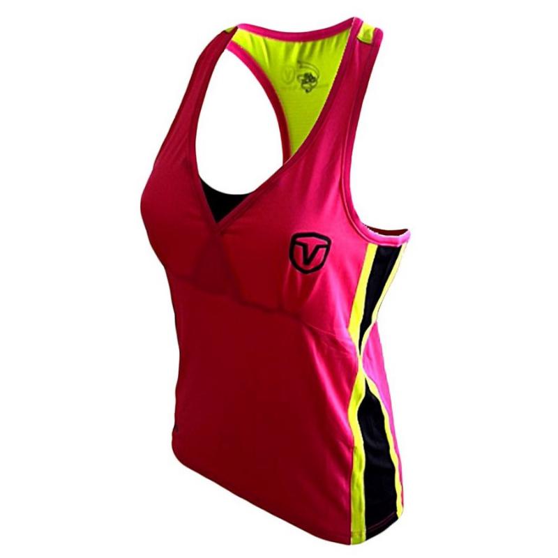 Vairo Columns Damen T-Shirt in Pink