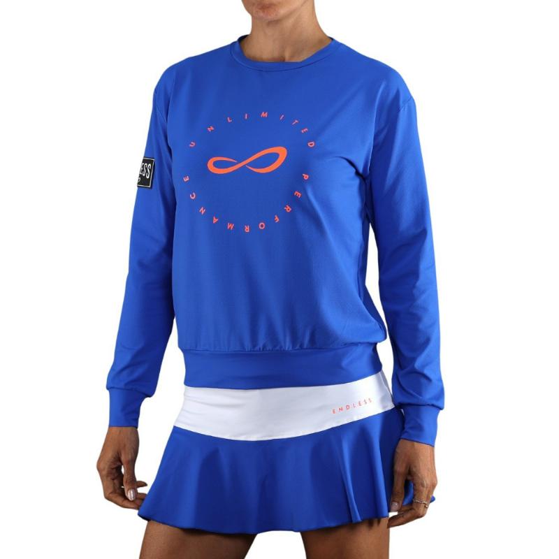 Sweat bleu royal Endless Inner Tech