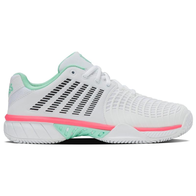 Zapatillas Kswiss Express Light 3 HB Clay Blanco Menta Rosa Mujer