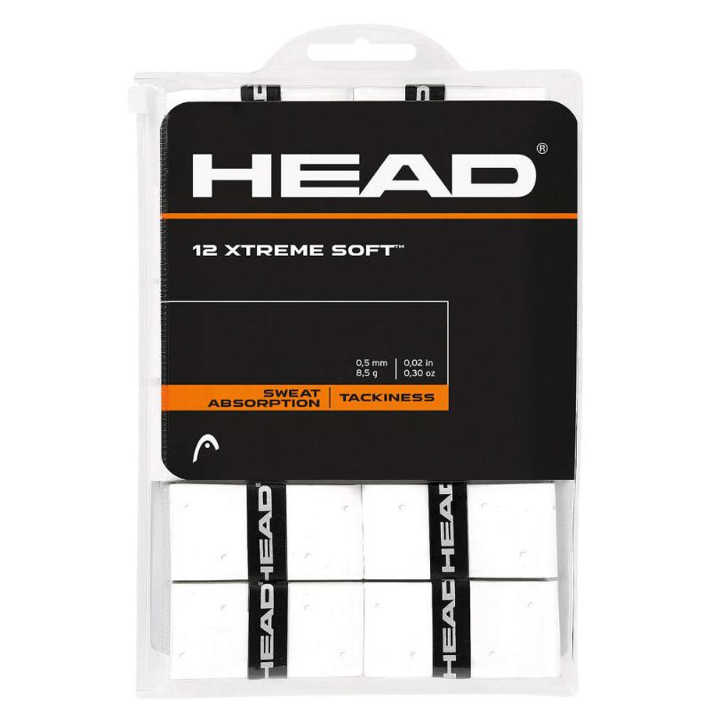 Head Xtreme Soft White Overgrips 12er Pack