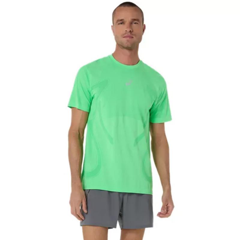 Camiseta Asics Road Seamless SS Top Verde