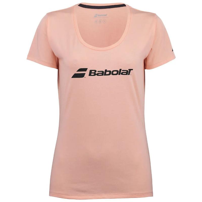Camiseta Babolat Exercise Rosa Melocoton Mujer