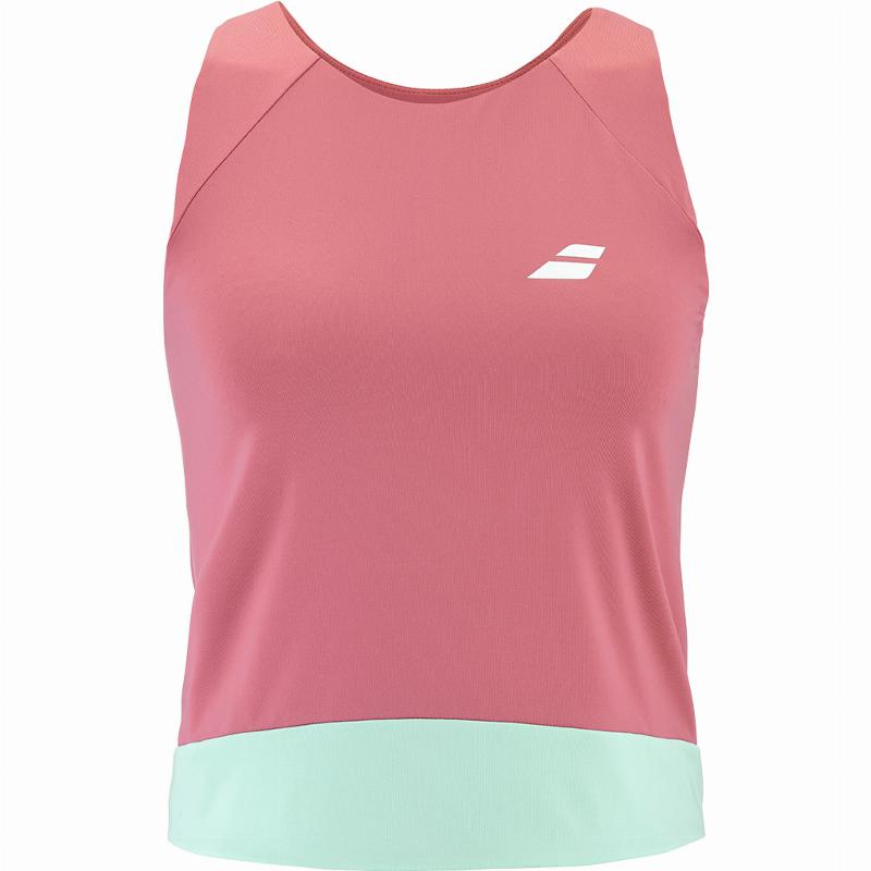Camiseta Babolat Perf Rosa Mujer