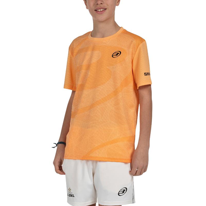 Camiseta Bullpadel Castil Mandarina Junior