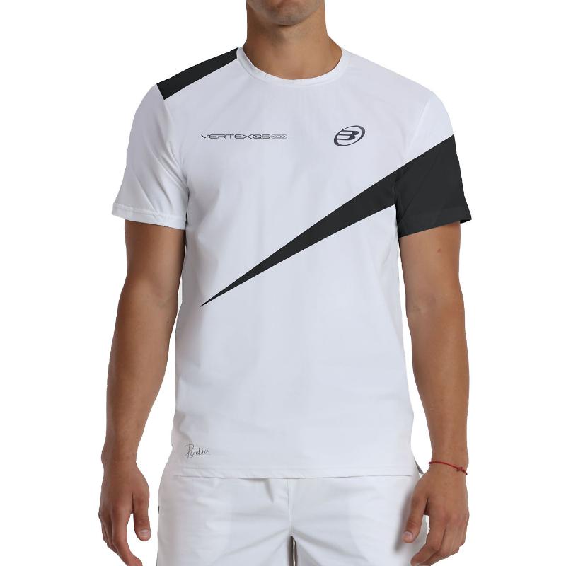 Camiseta Bullpadel Pablo Cardona 26V Blanco