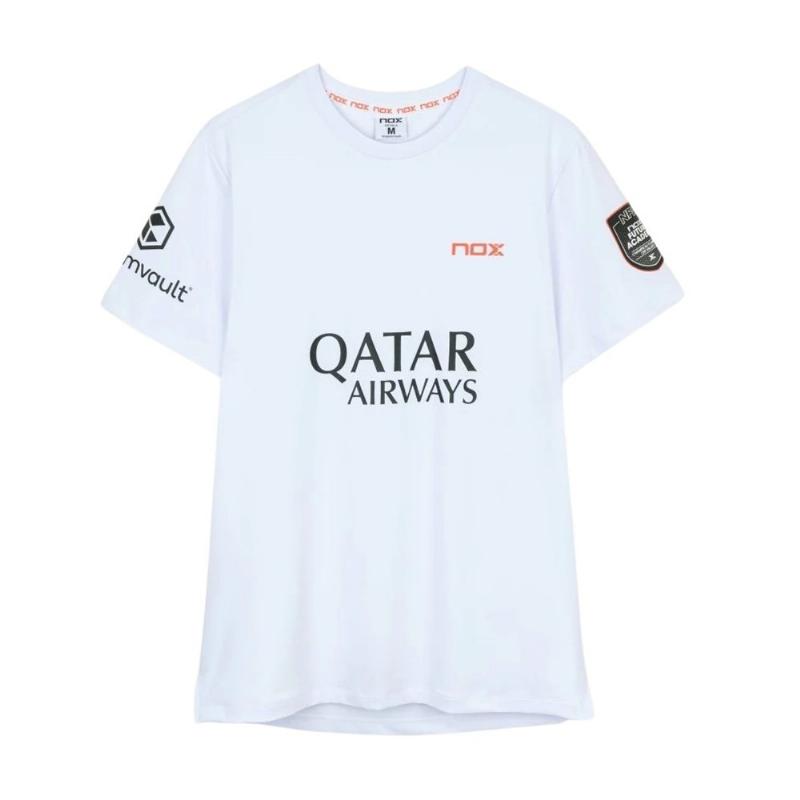 Camiseta Nox Agustin Tapia Sponsors AT10 Blanco 2026