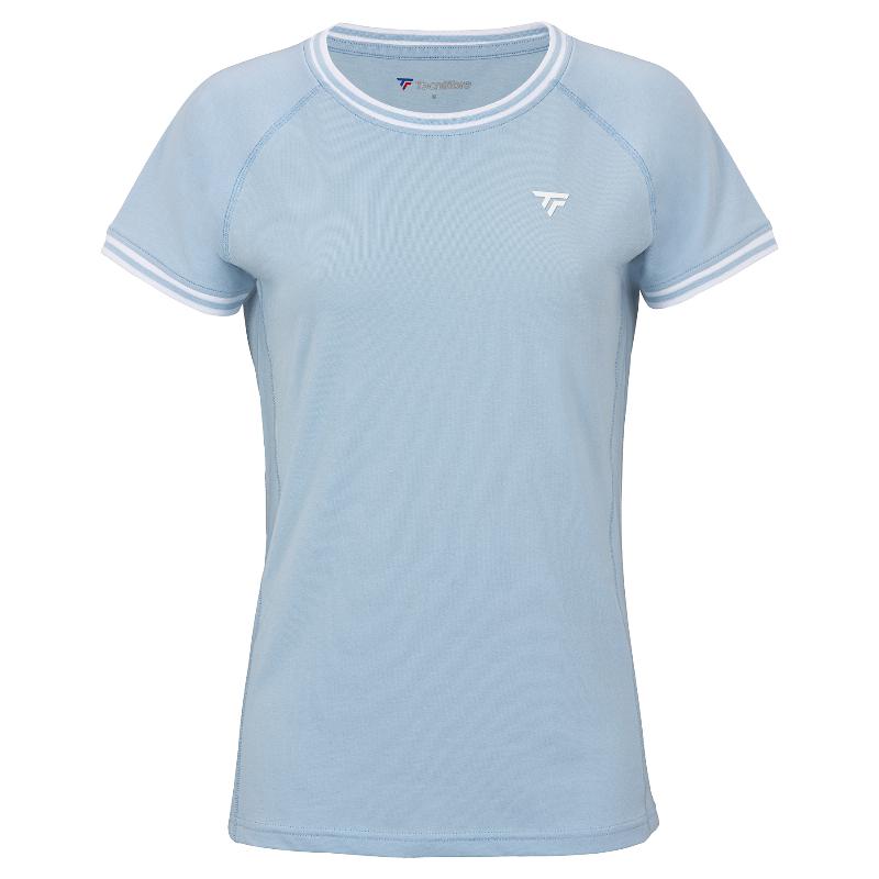 Camiseta Tecnifibre Team Stretch Azul Glaciar Mujer