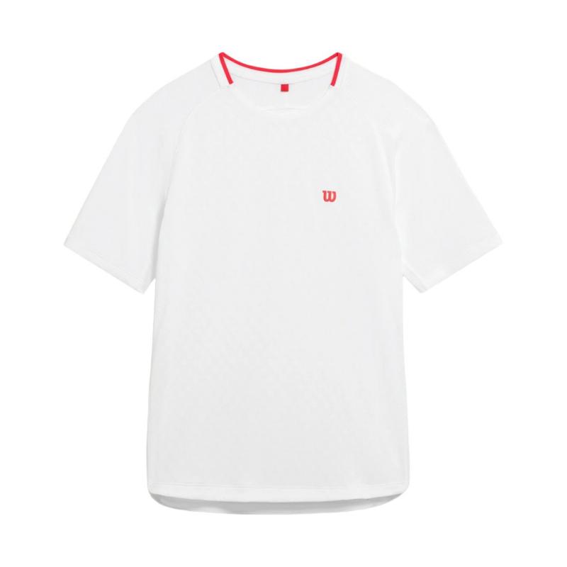 Camiseta Wilson Serve Out Blanco