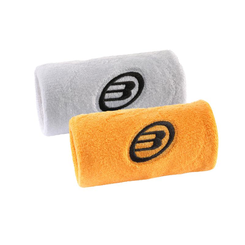 Muñequeras Bullpadel BPMU262 Blanco Mandarina