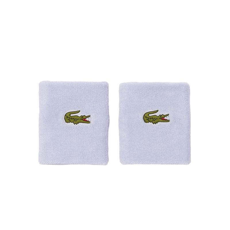 Muñequeras Lacoste Azul Celeste 2 Unidades