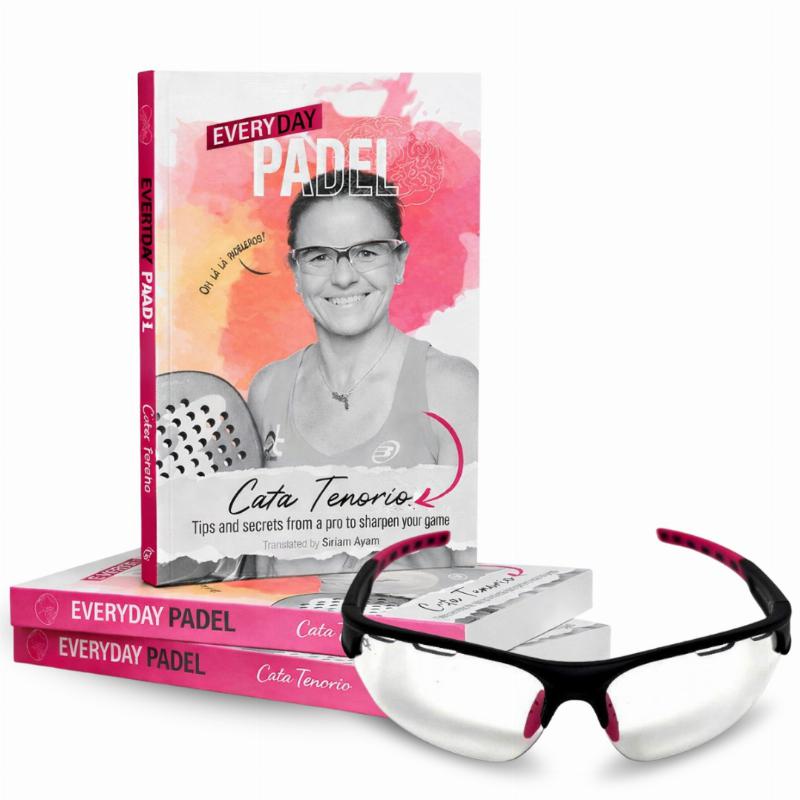 Pack Cata Tenorio Gafas Addictive Javea C10 + Libro Padel Ingles