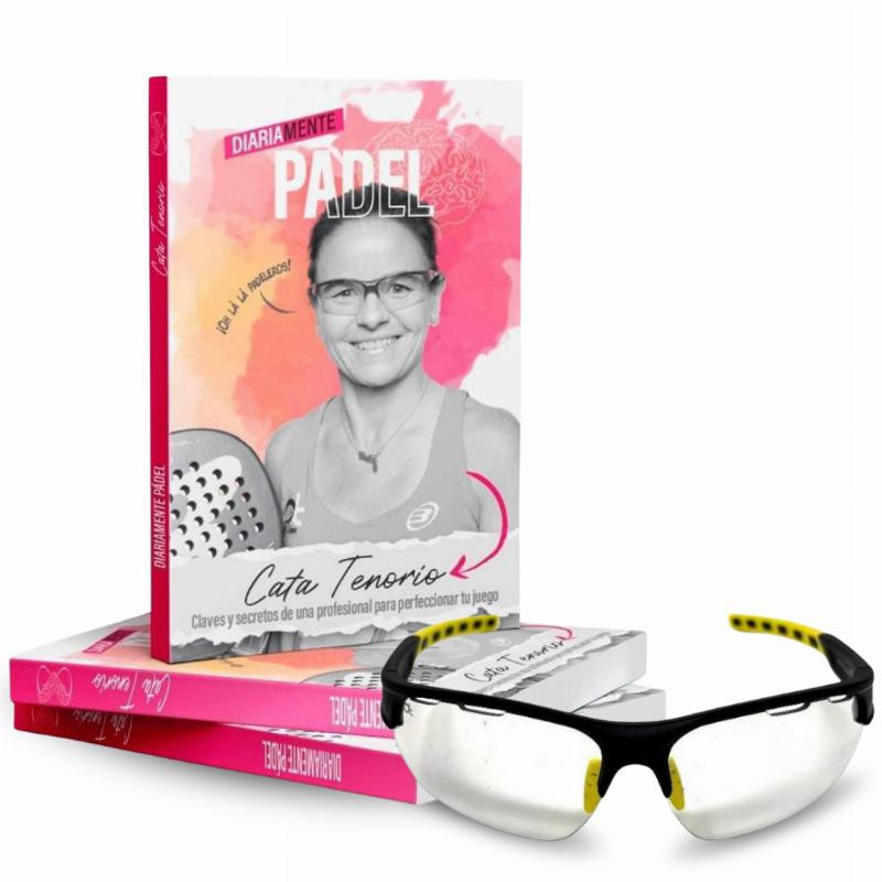 Pack Cata Tenorio Gafas Addictive Javea C9 + Libro Padel