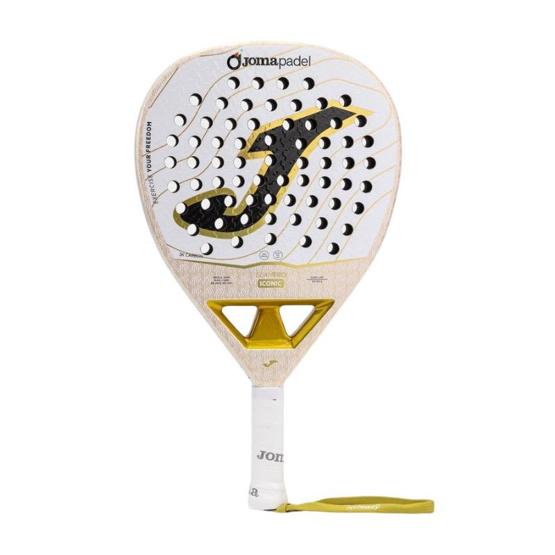 Pala Joma Slam Pro Iconic Blanco Oro