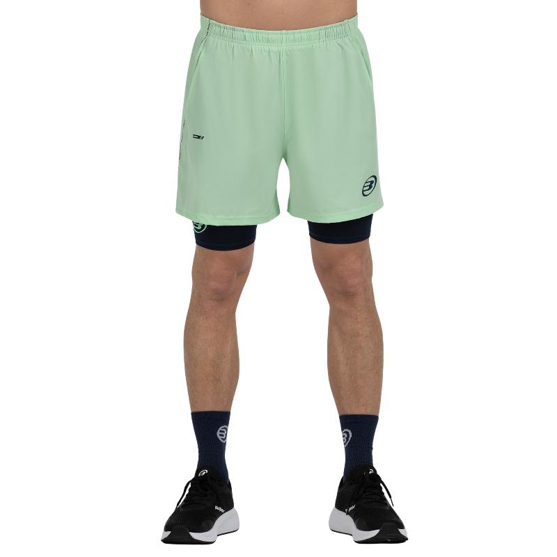 Short Bullpadel Mansil Verde Acido