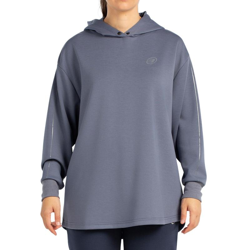 Sudadera Bullpadel Batir Azul Lavado