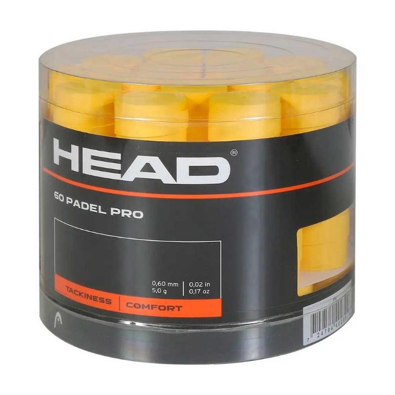 Tambor Head Padel Pro Amarillo 60 Overgrips