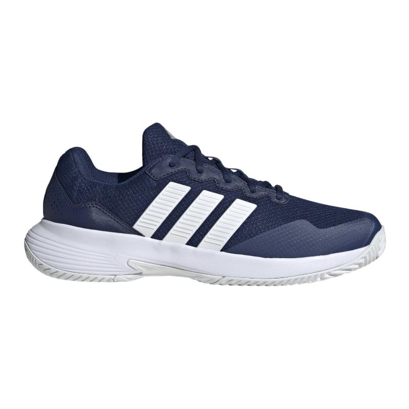 Zapatillas de Padel Adidas GameCourt 2 Azul Oscuro Blanco