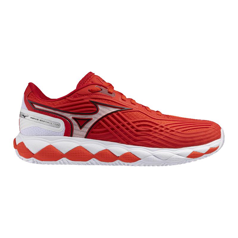 Zapatillas de Padel Mizuno Wave Enforce Tour 2 Clay Rojo Blanco
