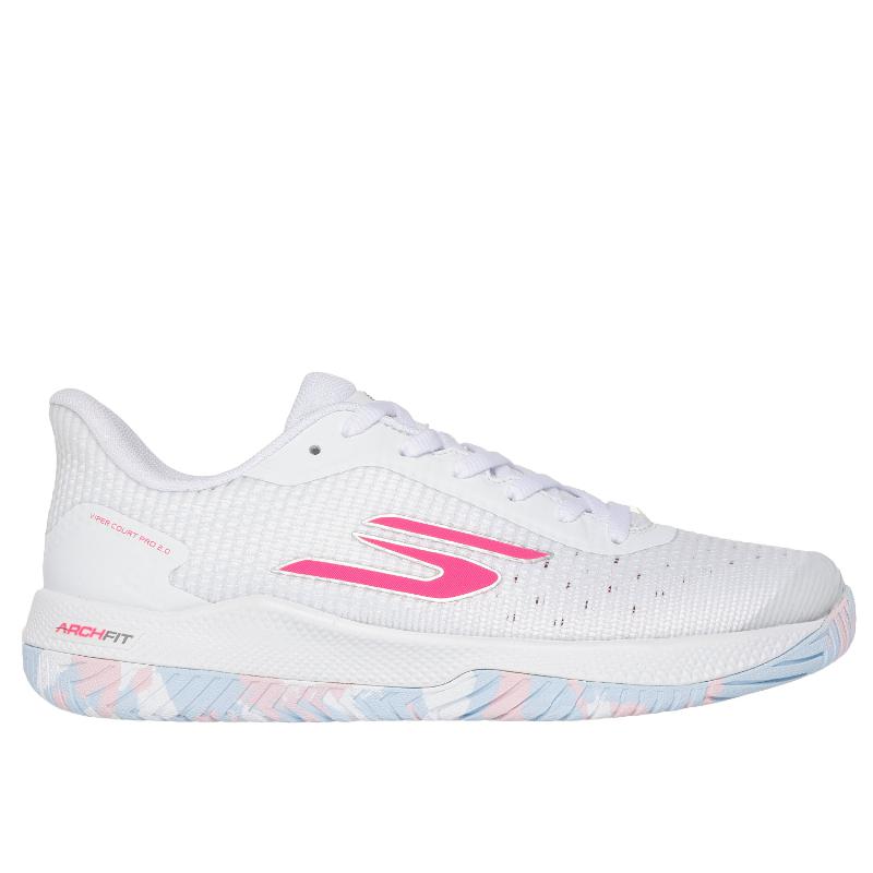 Zapatillas de Padel Skechers Viper Court Pro 2.0 Blanco Mujer