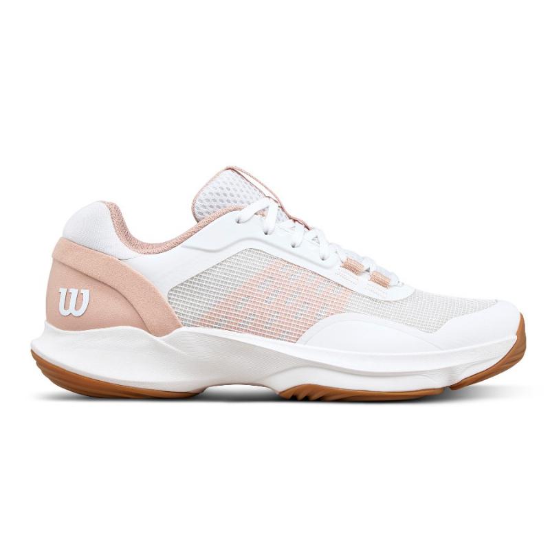 Zapatillas Wilson Hurakn Pro V2 Blanco Rosa Mujer
