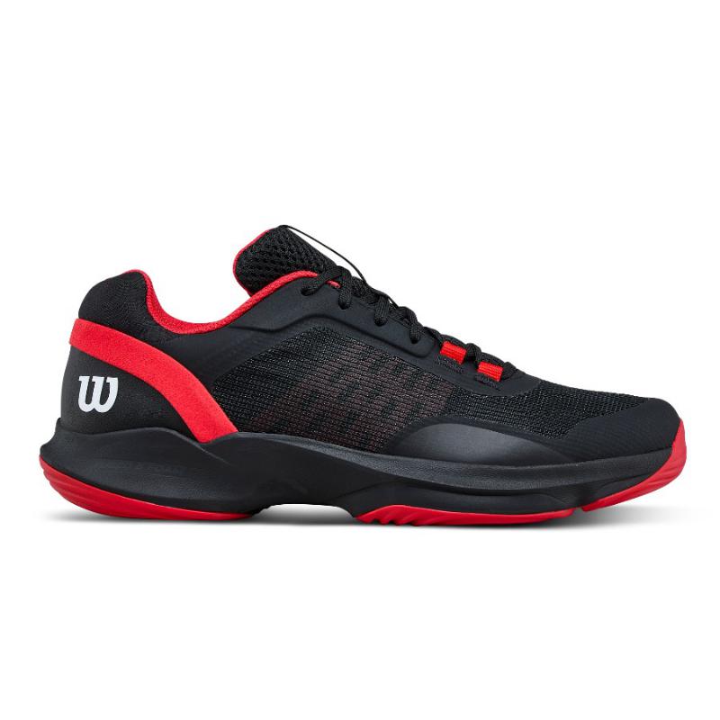 Zapatillas Wilson Hurakn Pro V2 Negro Rojo Blanco