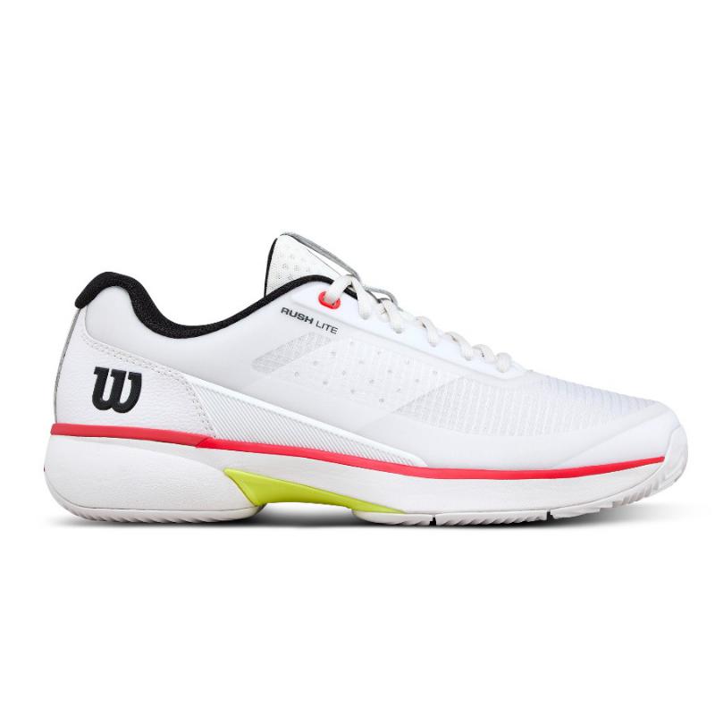 Zapatillas Wilson Rush Lite 5 Clay Blanco Negro
